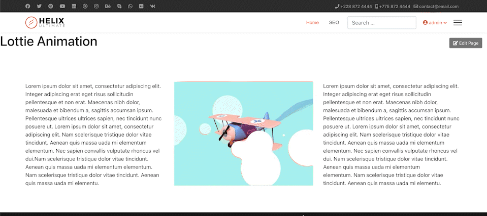 9 Preview the final version of Lottie animation b2bca