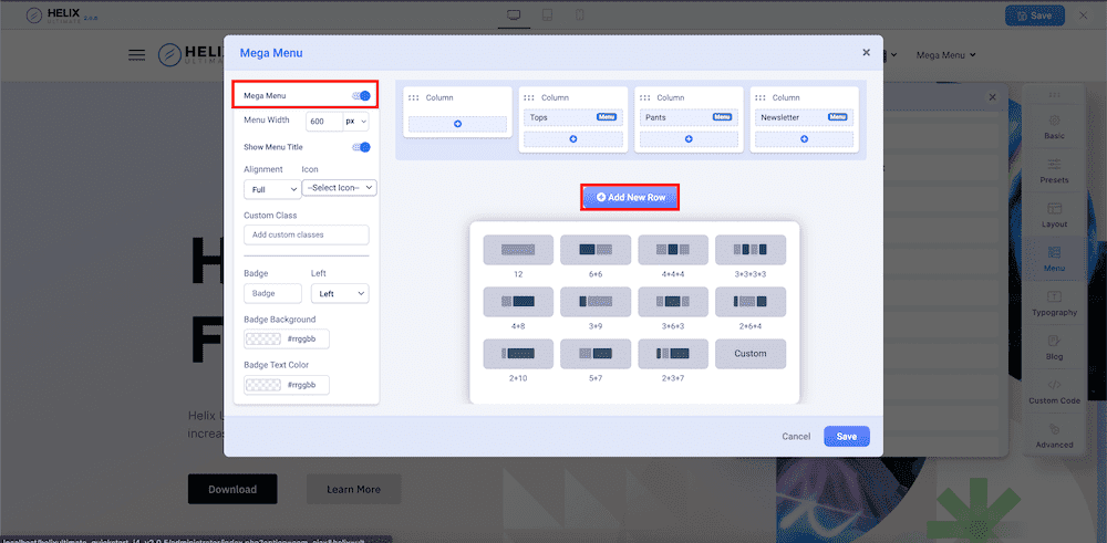 How to Create Mega Menu 7 b3c70