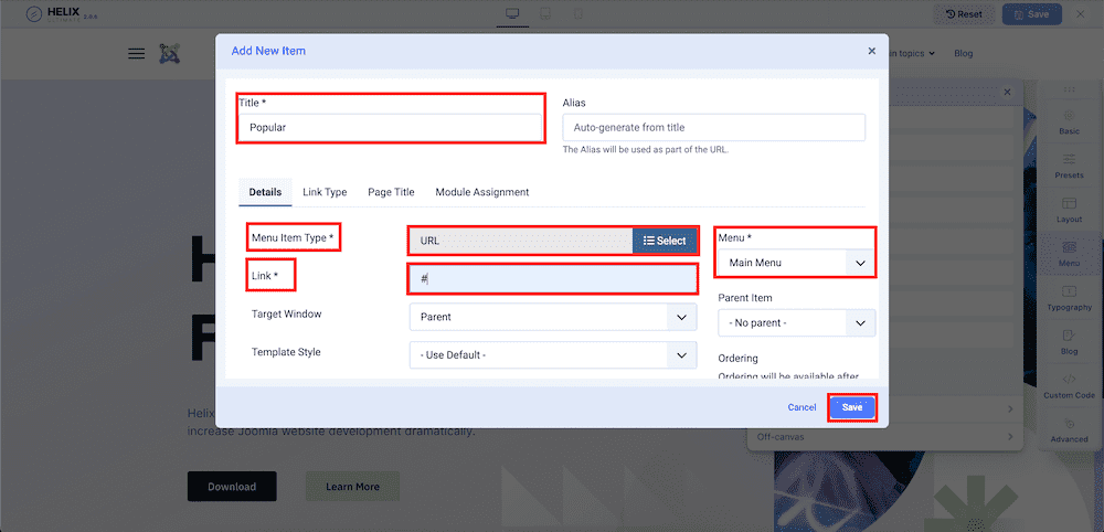 How to Create a Custom Header Using Helix Ultimate 5 e5c7c